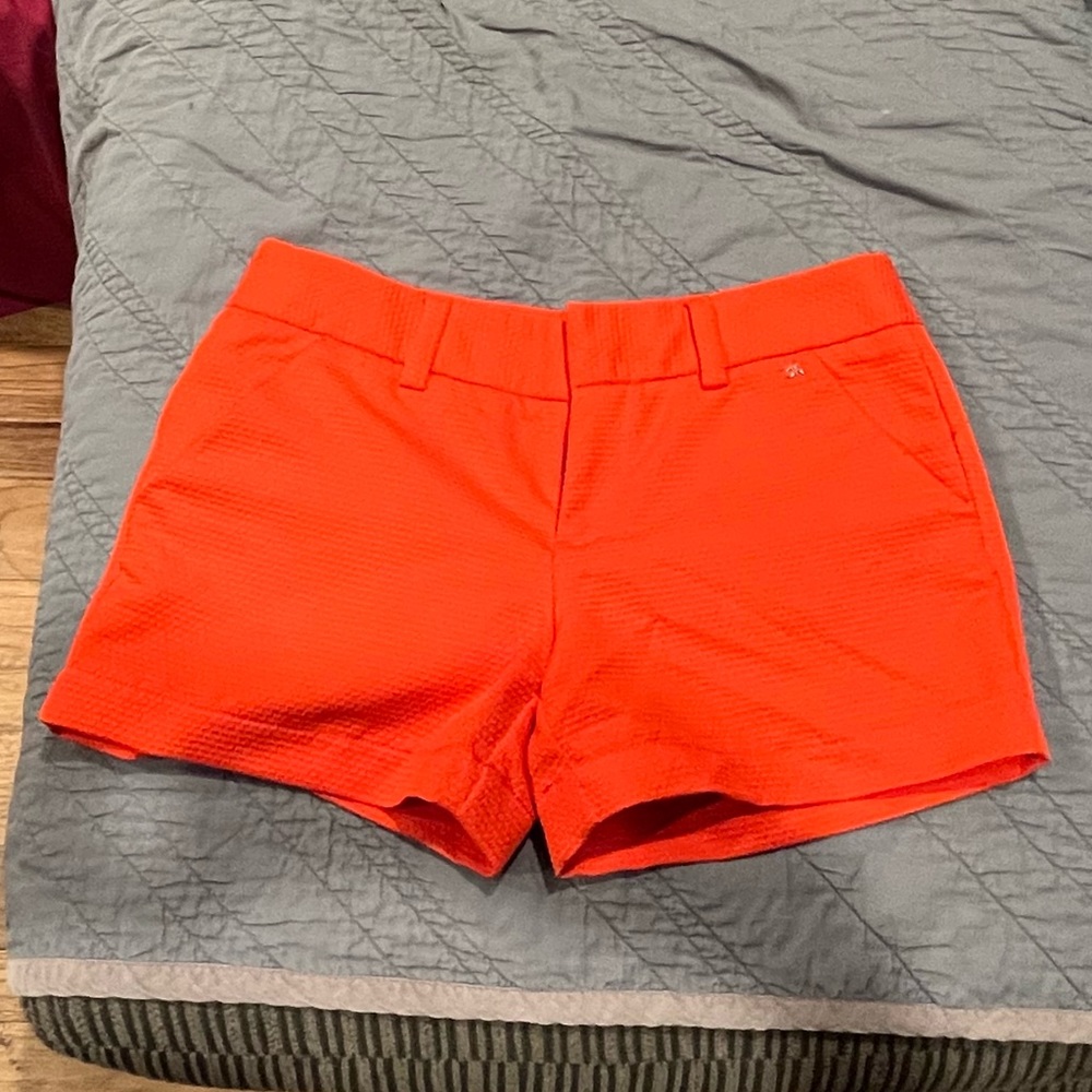 Calvin Klein Orange Textured Dress Shorts Size 4